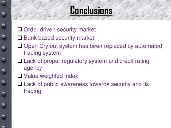 Trading system of nepse