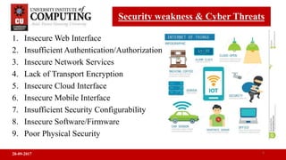 Security of iot device | PPTX