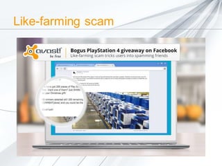 Like-farming scam

 