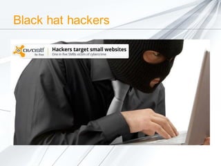 Black hat hackers

 