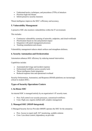 Security Operations Center Guidebook.pdf Security Operations Center: Fortifying Enterprises Against Modern Cyber ...