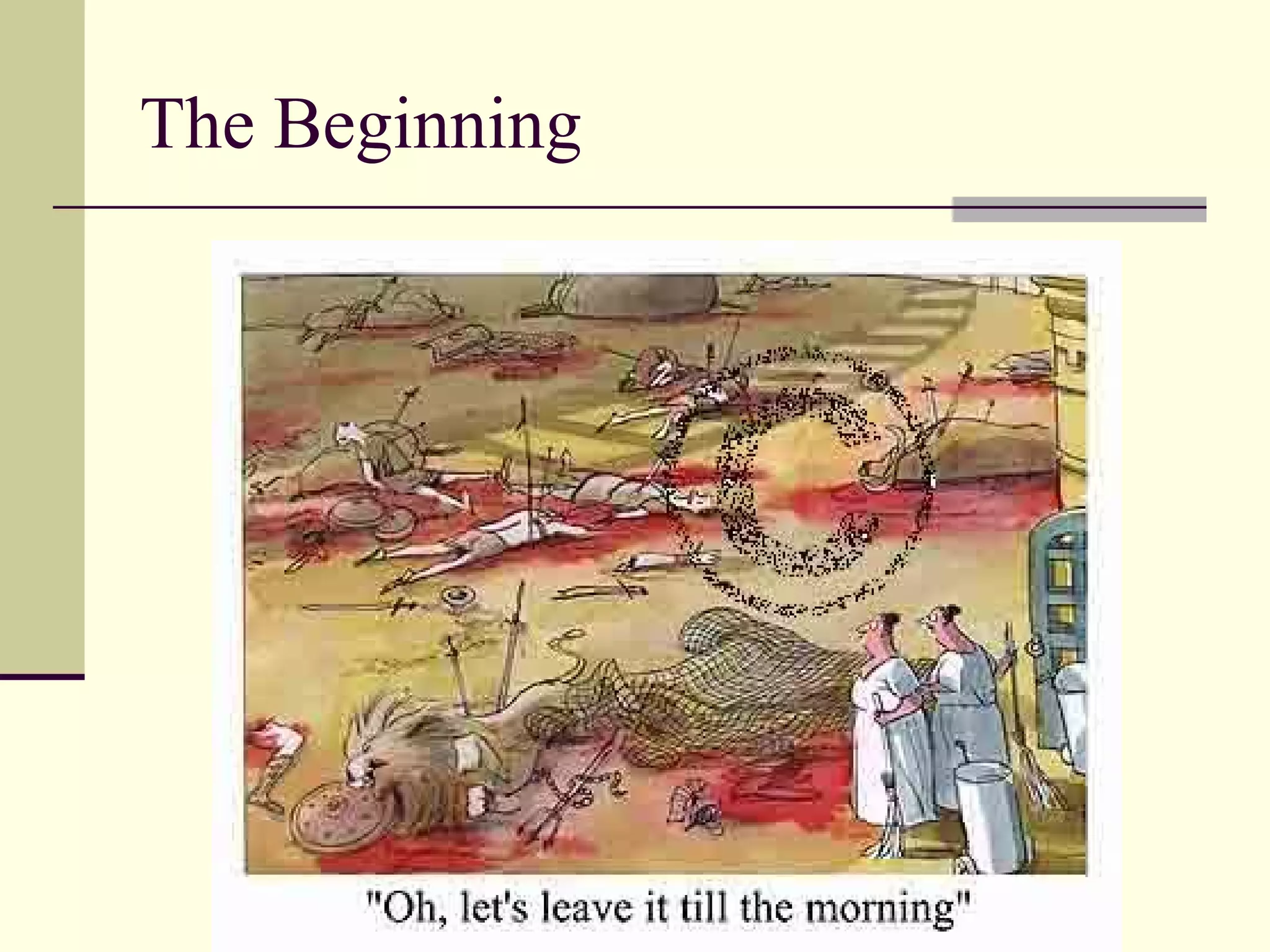 The Beginning
 