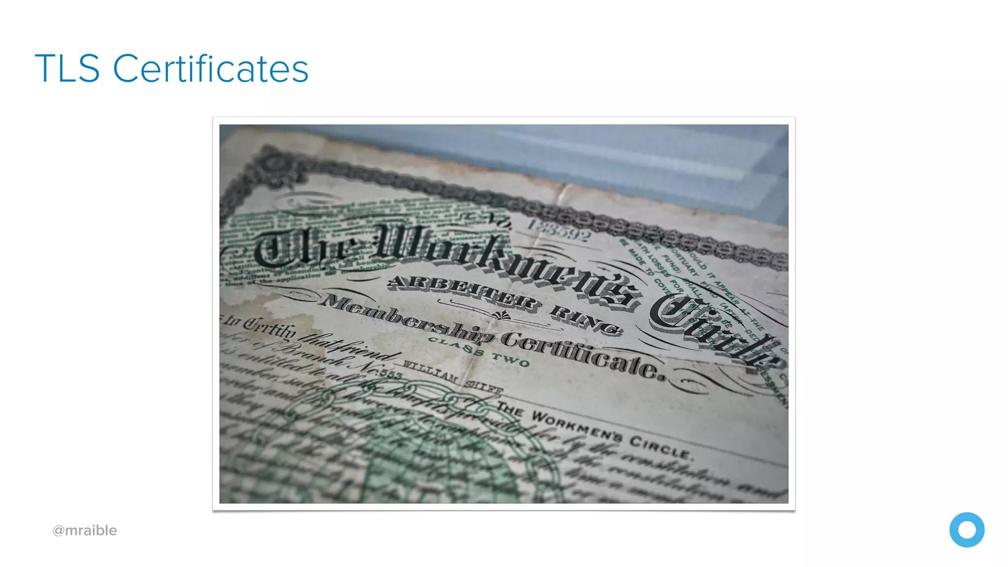 @mraible TLS Certificates 