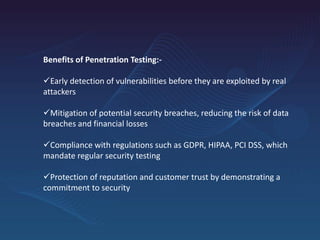 QualySec's Website Security Penetration Testing Services in USA | PDF