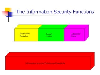 The Information Security Functions
 