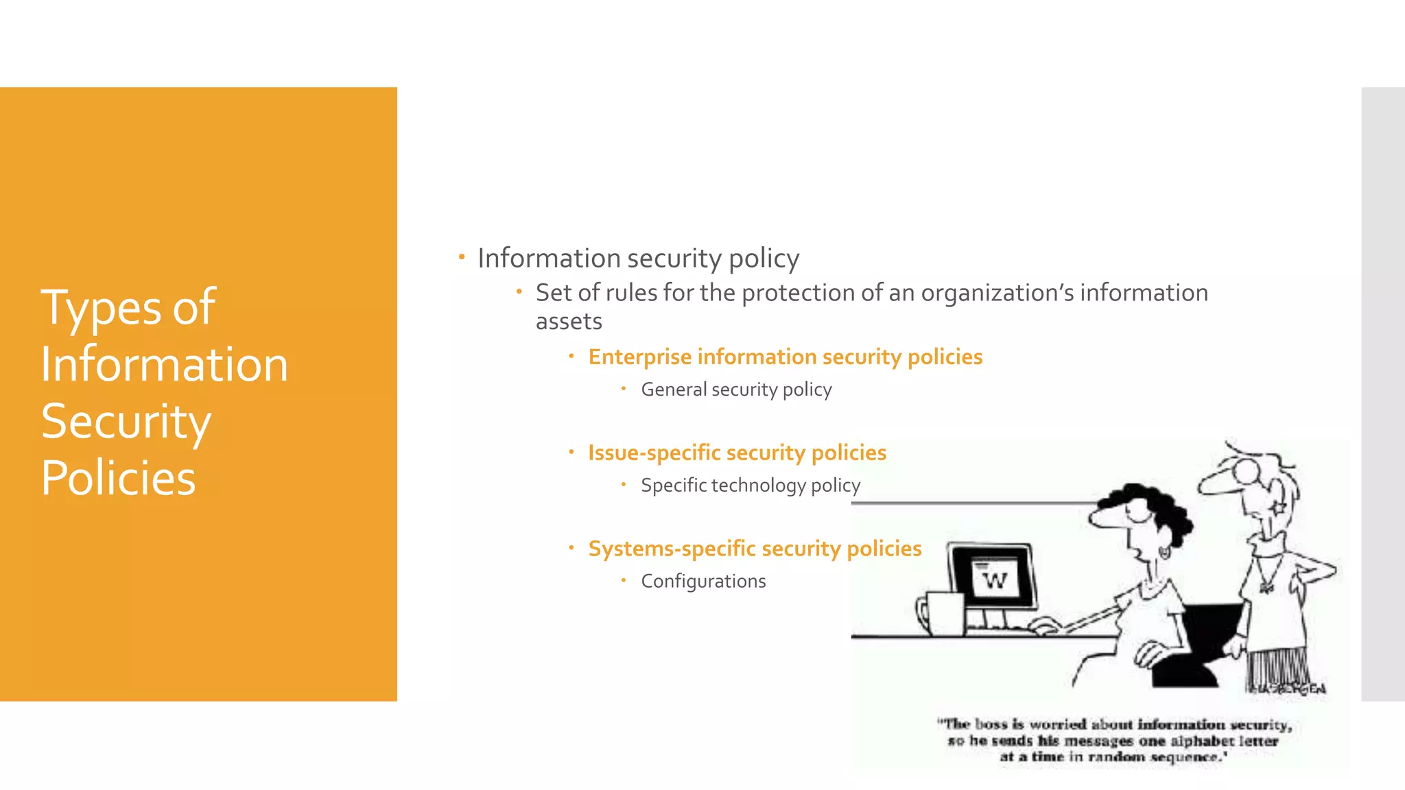 Security Policies and Standards | PPTX