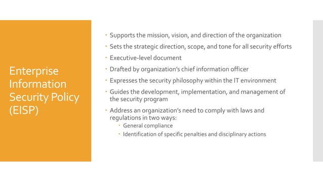 Security Policies and Standards | PPTX