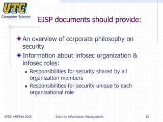 Security policy and standards | PPT