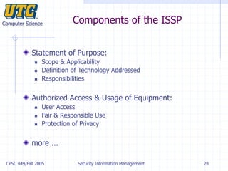 Security policy and standards | PPT