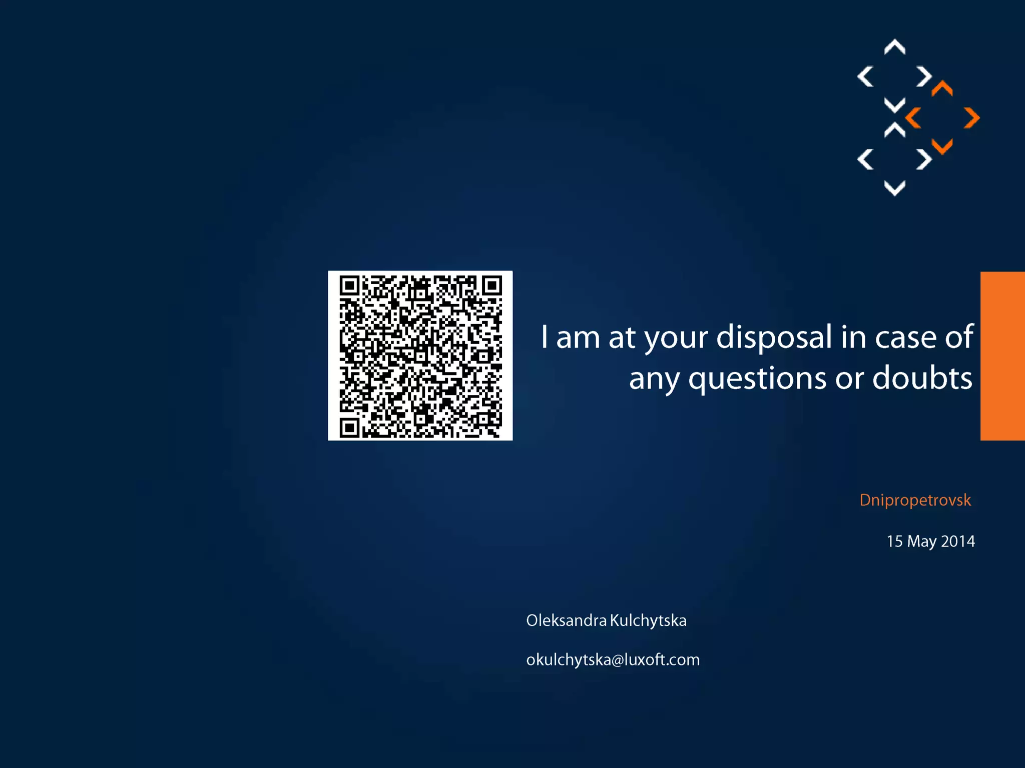 Александра Кульчицкая:"Security practices for web applications"