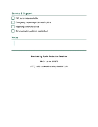 Security Provider Evaluation Checklist - Scaife Protection Services.pdf