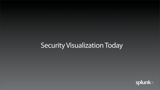 The 1st Dichotomy


         two domains
    Security & Visualization

5
 