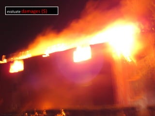 evaluate damages ($)
http://www.flickr.com/photos/dawn_perry/237343945/
 