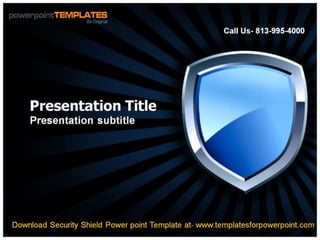 Download Security Shield Powerpoint Template 