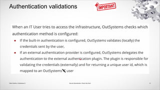OutSystems Security Specialization - Study Help Deck | PDF