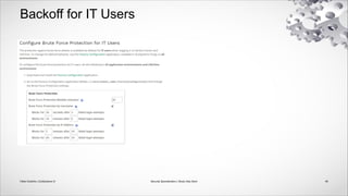 Backoff for IT Users
49
Security Specialization | Study Help Deck
Fábio Godinho | OutSystems ©
 