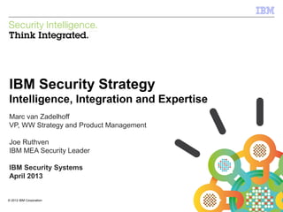 IBM Security Strategy Intelligence, | PPT