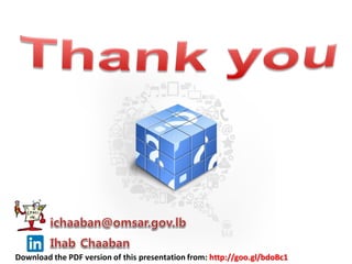 Download the PDF version of this presentation from: http://goo.gl/bdoBc1
 