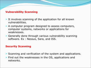 Security testing | PPT
