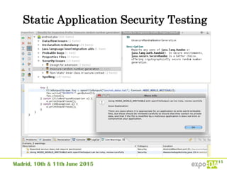 Static Application Security Testing
 