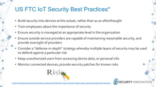Agenda
• Security Risks of IoT Devices
• Risk-based Testing Essentials
IoT Device Considerations
• Securing Our Digital F...
