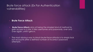Security Testing Training With Examples | PPTX