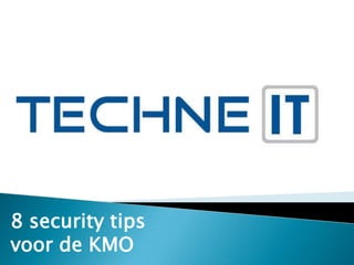 8 security tips voor de KMO 