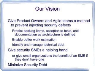 Challenges in Agile Goal to successfully implement slices of requirements, adapting to changes as they come from the customer Function over Form 