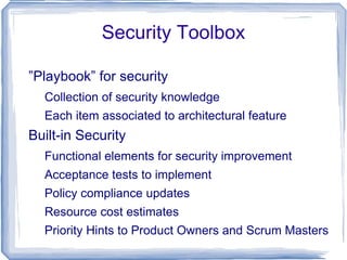 Success criteria defined by Product Owner (channelling the customer) 