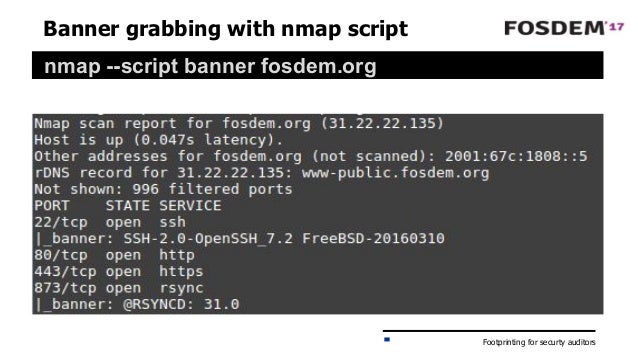 Footprinting Tools For Security Auditors