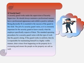 Security Guard Training Module Pdf Security training manual | PPTX