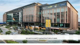 SECURITY & SAFETY INFRASTRUCTURE AT WMD
 