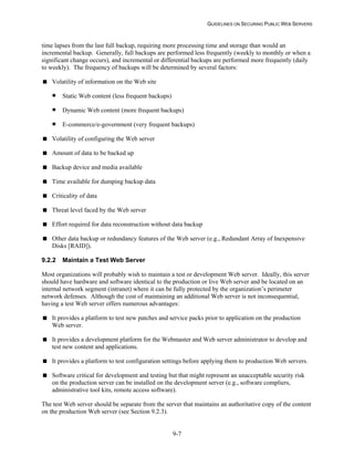 Security Web Servers