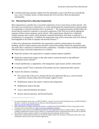 Security Web Servers