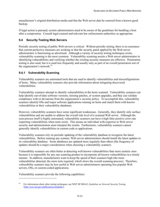 Security Web Servers