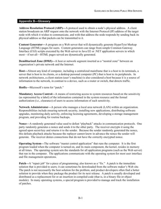 Security Web Servers