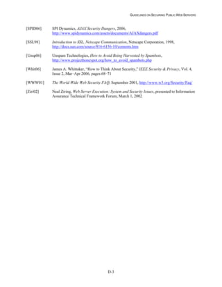 Security Web Servers