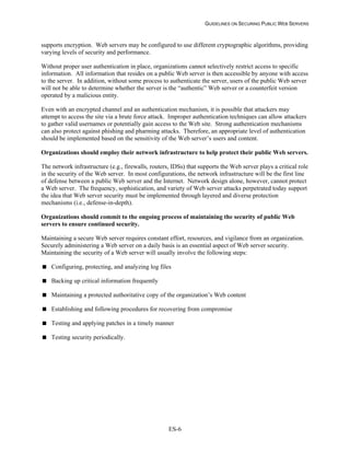 Security Web Servers