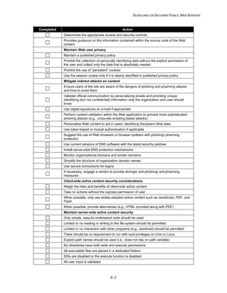 Security Web Servers