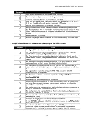 Security Web Servers
