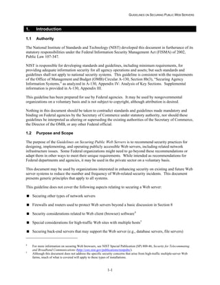 Security Web Servers