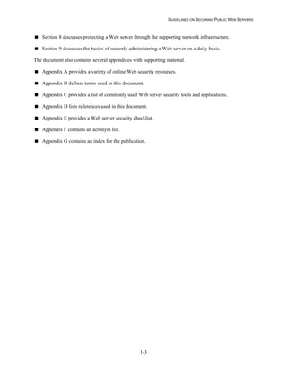 Security Web Servers