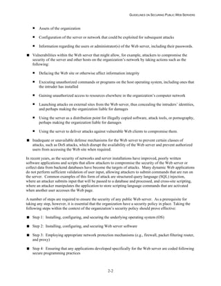 Security Web Servers