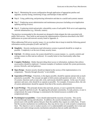 Security Web Servers