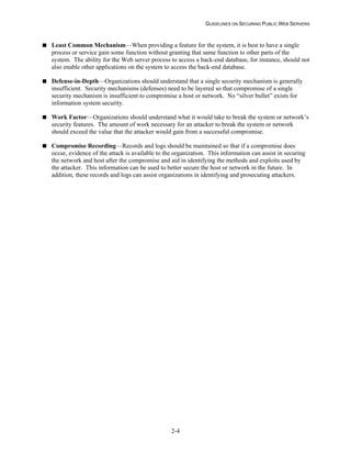 Security Web Servers