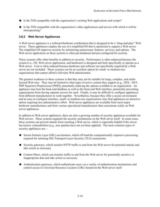 Security Web Servers