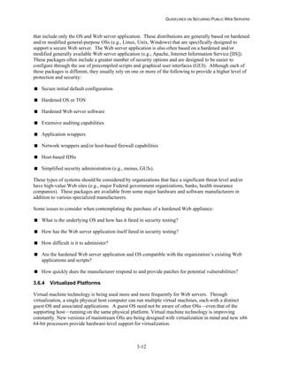 Security Web Servers