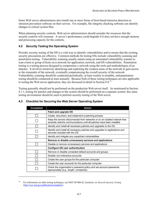 Security Web Servers