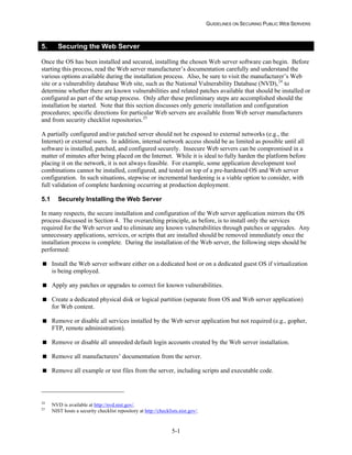 Security Web Servers