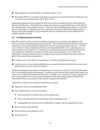 Security Web Servers